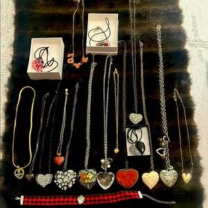 Heart Pendant Necklace bundle